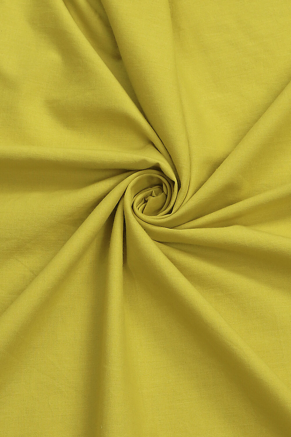 Yellow Cotton Applique Unstitched Suit Set image number 2