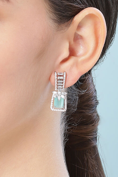 Mint Green Earrings image number 1