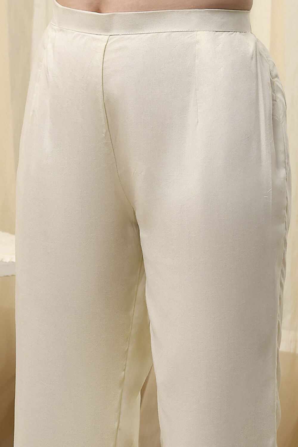 Black Linen Printed Unstitched Suit Set image number 3