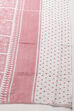 Red Cotton Unstitched Dress Material Suit Set image number 6