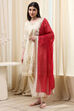 Sap Green Poly Viscose Straight Kurta Salwar Pant Suit Set image number 3
