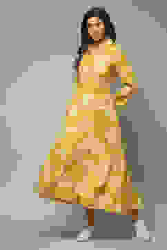 Olive LIVA Straight Printed Dress image number 1