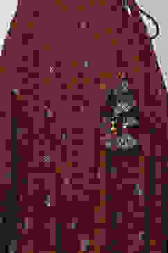 Brown LIVA Flared Skirt image number 1