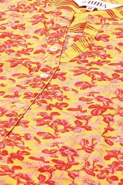 Mustard Rayon Straight Kurta Palazzo Suit Set image number 1