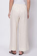 Ivory Eco Cotton Palazzo Pants image number 3
