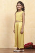 White Viscose Embroidered STRAIGHT 3 Piece Set image number 6