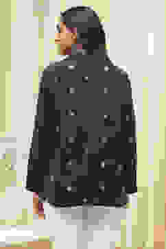 Navy Cotton Straight Yarndyed 2 Piece Set image number 4