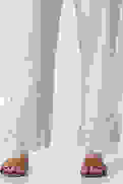 Natural Cotton Blend Straight Pants image number 6