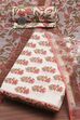 Pink Cotton Printed Embroidered Unstitched Suit Set image number 0