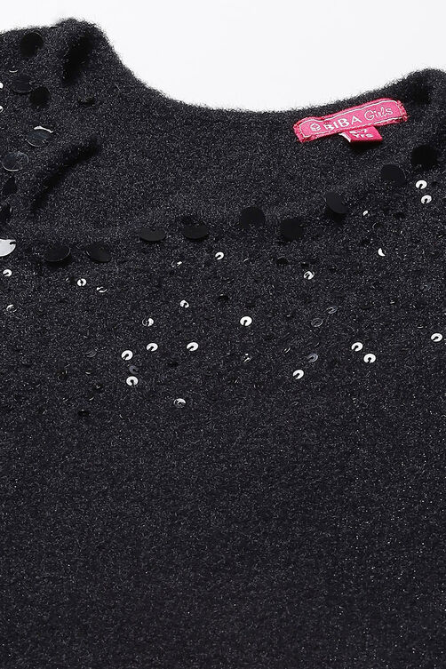 Off White Nylon Yarndyed Top image number 1