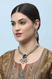 Green Pink Raanihaar Festive Set image number 1