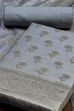 Lavender Cotton Printed Embroidered Unstitched Suit Set image number 1