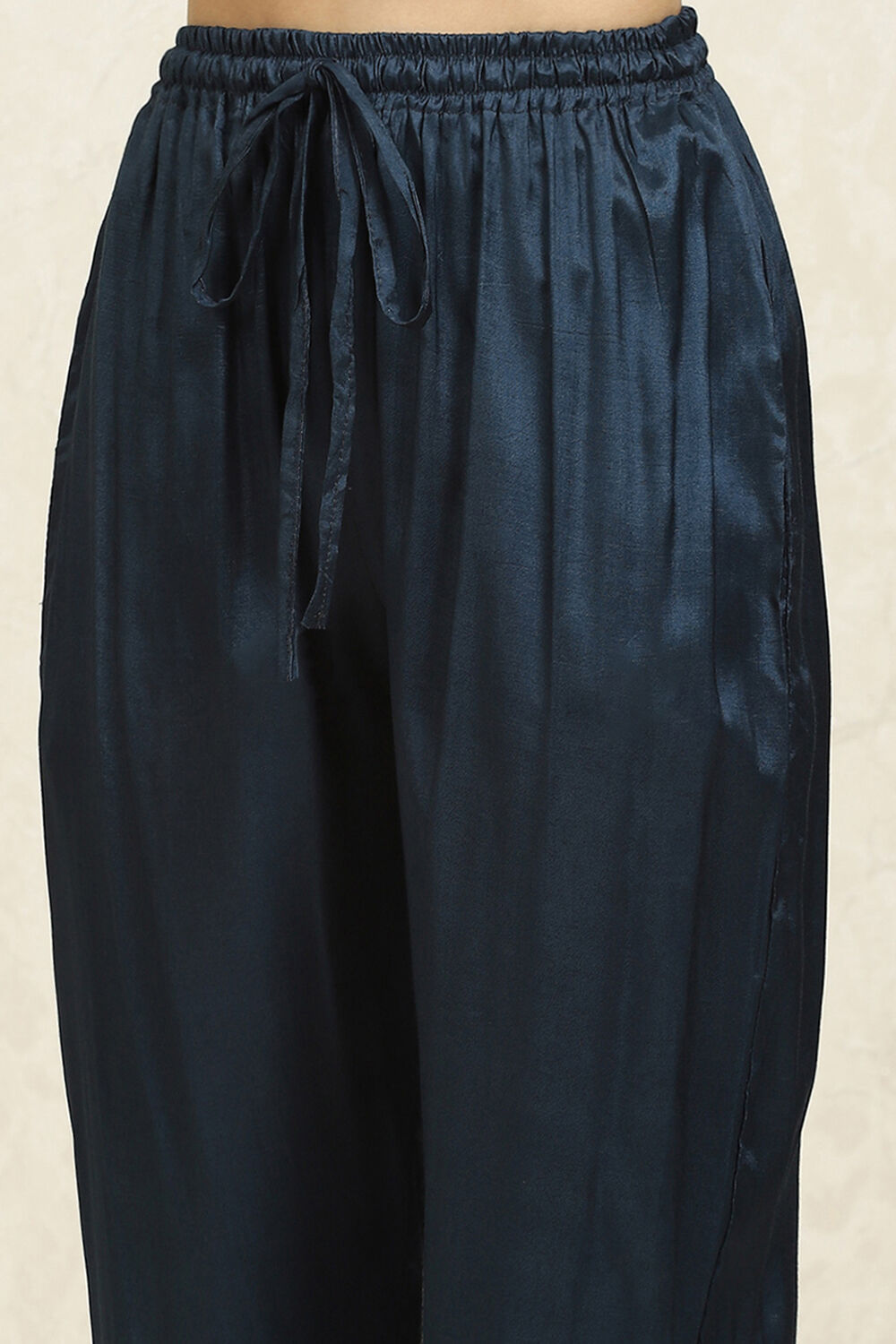 Grey Chanderi Blend Printed Unstitched Suit Set image number 3