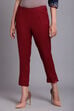 Green Bay Cotton Blend Solid Pant image number 2