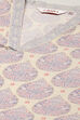 Off White Cotton Straight Printed Kurta image number 1