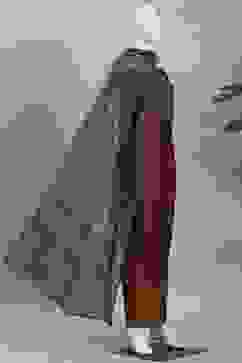 Mustard Yellow Chanderi Rajasthani Print Unstitched Suit Set image number 4