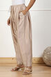 Beige Polyester Palazzo Pants image number 2
