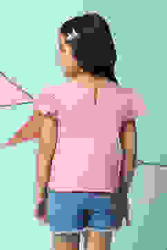 Peach Cotton Short Top image number 4