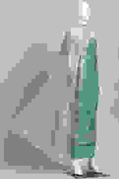 Teal Cotton Jamdani Unstitched Suit Set image number 4