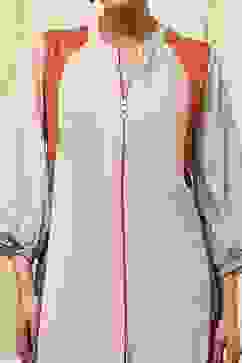 Beige Straight Printed Kurta Set image number 1