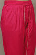 Orange Silk Blend Unstitched Suit set image number 3