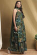 Rust Floral Printed Straight Suit Set image number 5