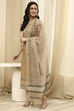 Pink Cotton Machine-Embroidered Unstitched Suit Set image number 4