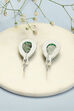 Green Brass Earrings image number 2