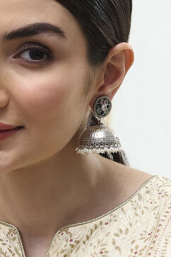 Multi Brass Jhumka image number 1