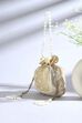 Peach Fabric Potli Bag image number 0