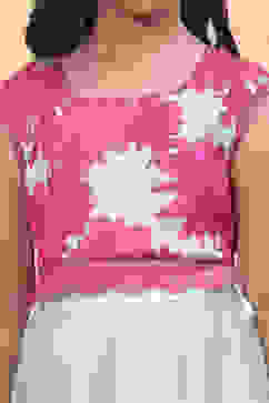 Matcha Green Polyester Blend Gathered Lehenga Set image number 1