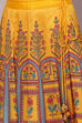 Yellow Flared Art Silk Skirts image number 1