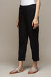White Cotton Slim Pant image number 2