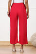 Navy Rayon Palazzo Pants image number 5
