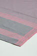 Pink Cotton Screen Print Unstitched Suit Set image number 3