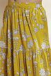 Yellow Cotton Straight Lehenga Set image number 2