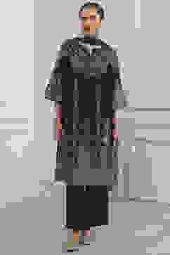 Blue Printed Straight Suit Set image number 6