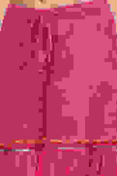 Pink and Yellow Cotton Printed Straight Suit Set image number 2