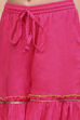 Green Cotton Floral Printed Straight Suit Set image number 2