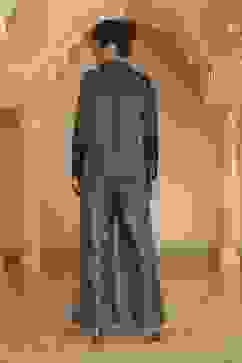 Emerald Green Art Silk Sequinned Co-ord Set image number 4