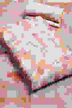 Peach-Colored Cotton Blend Unstitched Suit Set image number 1