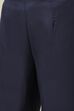Sage Green Solid LIVA Straight Kurta Slim Pant Suit Set image number 2