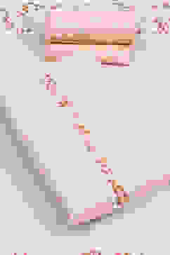 Peach Cotton Unstitched Suit Set image number 3