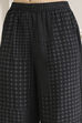 Black Printed Straight Kurta Set image number 2