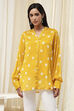 Blue Viscose Rayon Straight Shirt image number 0