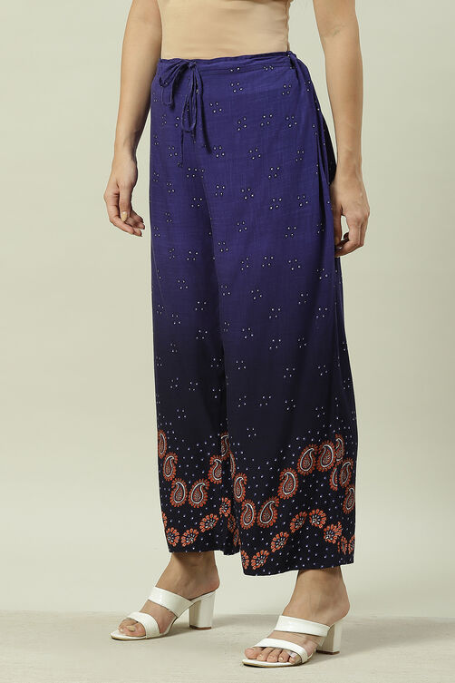 Green Rayon Palazzo image number 3