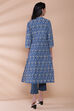 Pink Cotton A-Line Printed Kurta image number 6