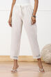 White Regular Cotton Pants image number 4