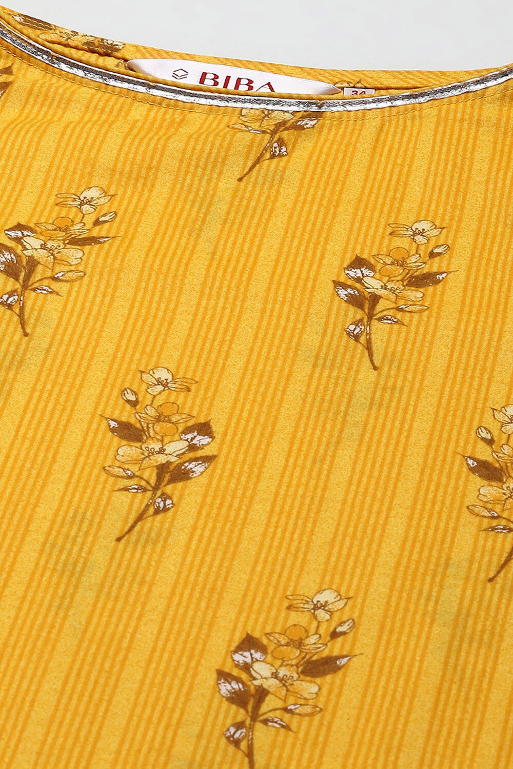 Green Cotton Straight Printed Kurta image number 1