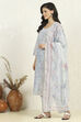 Light Pink Chanderi Unstitched Suit Set image number 4